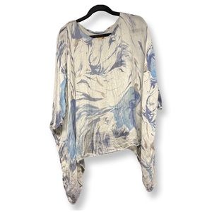 ITALIAN SILK TOP High end  luxe